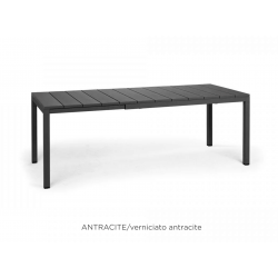 ENSEMBLE D'EXTÉRIEUR BLEU ET GRIS, CHAISES, FAUTEUILS TABLE