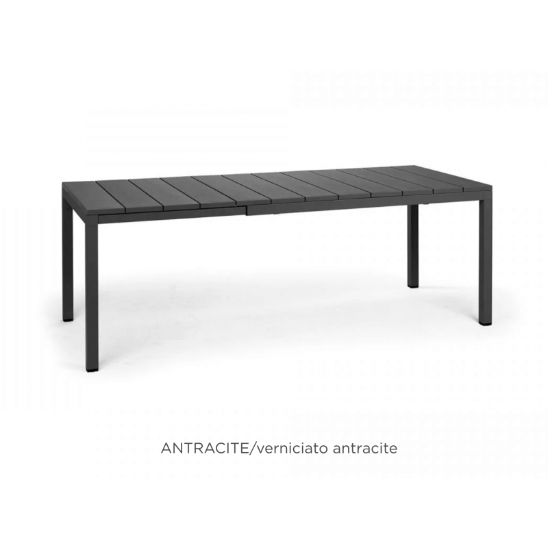 ENSEMBLE D'EXTÉRIEUR BLEU ET GRIS, CHAISES, FAUTEUILS TABLE