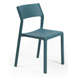 ENSEMBLE D'EXTÉRIEUR BLEU ET GRIS, CHAISES, FAUTEUILS TABLE