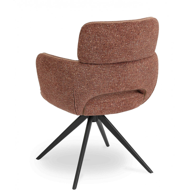 FAUTEUIL COSY MODERNE LEILA TERRACOTTA