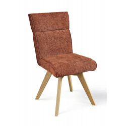 CHAISE EN TISSU MODERNE ET BOIS LAURIE