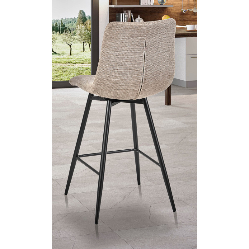 CHAISE D'ÎLOT EN TISSU MODERNE NARBONNE