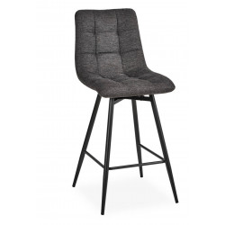 CHAISE D'ÎLOT EN TISSU MODERNE NARBONNE GRIS