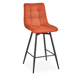 CHAISE D'ÎLOT EN TISSU MODERNE NARBONNE TERRACOTTA