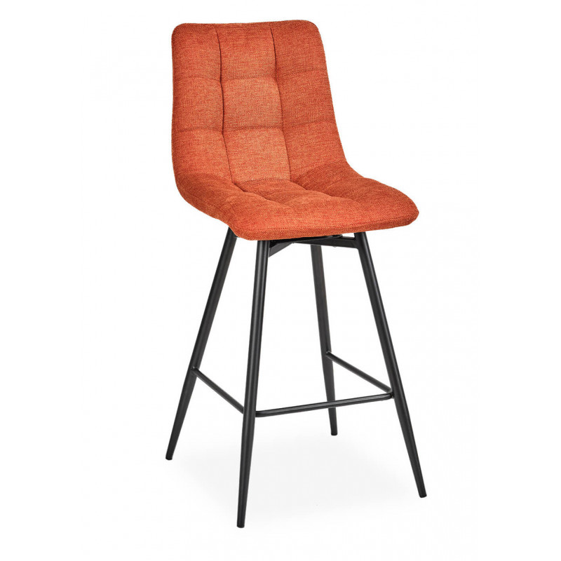 CHAISE D'ÎLOT EN TISSU MODERNE NARBONNE TERRACOTTA