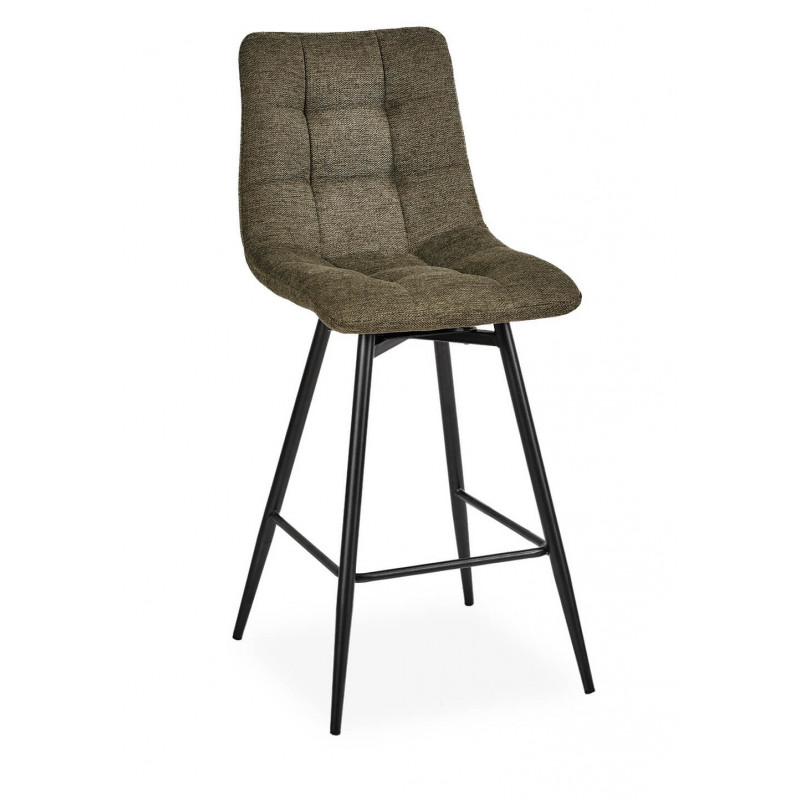 CHAISE D'ÎLOT EN TISSU MODERNE NARBONNE VERT