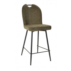 TABOURET DE CUISINE EN TISSU CONFORTABLE LILA VERT