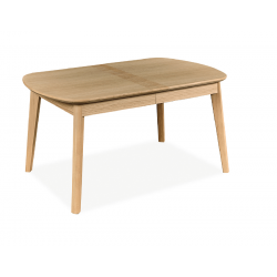PETITE TABLE EN BOIS EXTENSIBLE ANGLES ARRONDIS CHLOÉ