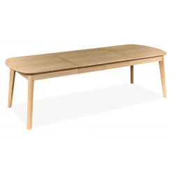 PETITE TABLE EN BOIS EXTENSIBLE ANGLES ARRONDIS CHLOÉ