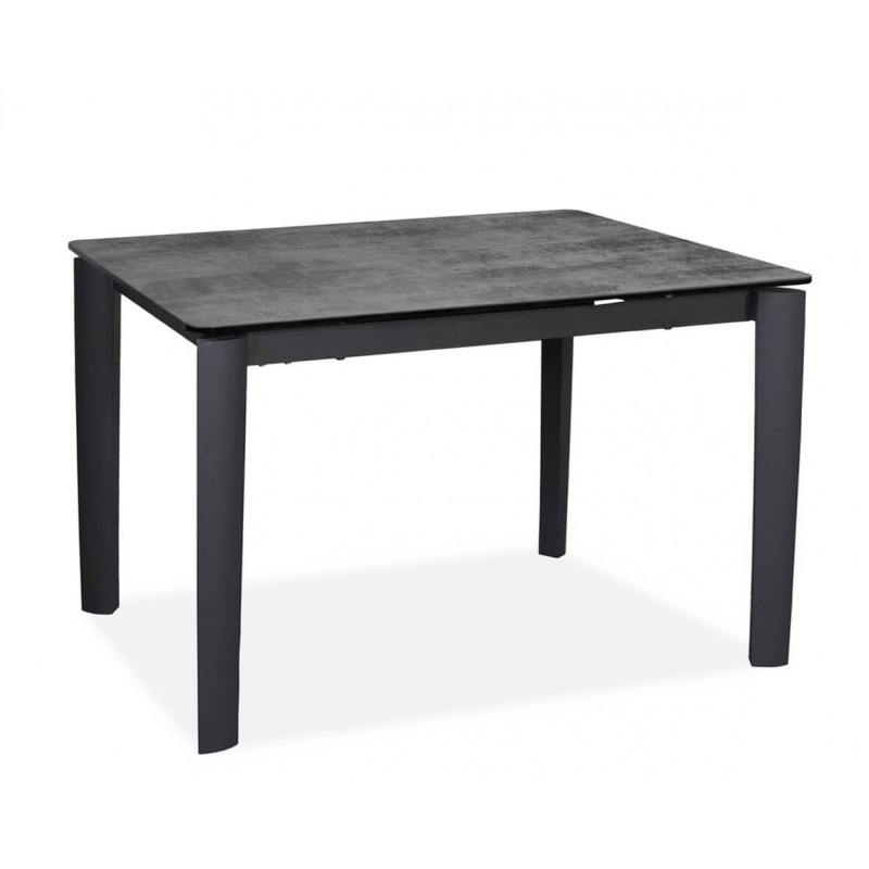 PETITE TABLE DE CUISINE EN CÉRAMIQUE GRISE LÉANDRE