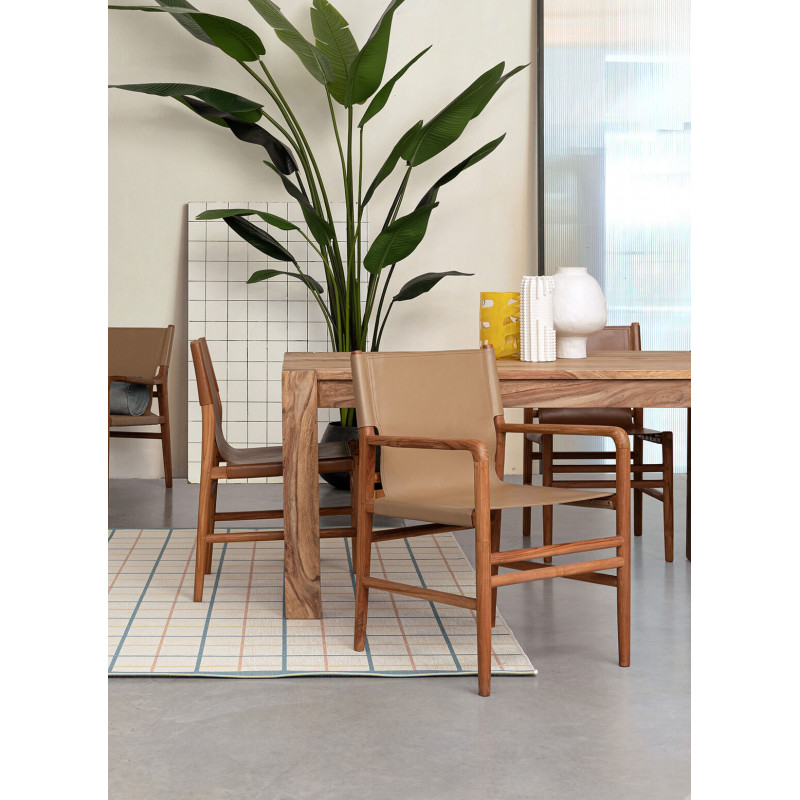 TABLE DE FERME EN BOIS EXTENSIBLE SALFORD