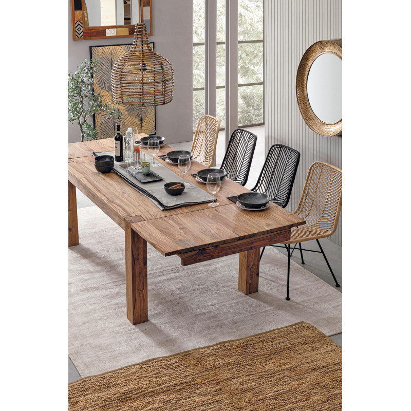 TABLE EN BOIS RUSTIQUE EXTENSIBLE SALFORD TABLE EN BOIS RUSTIQUE EXTENSIBLE SALFORD