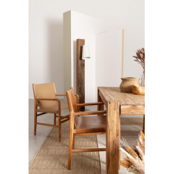 TABLE EN BOIS RUSTIQUE EXTENSIBLE SALFORD
