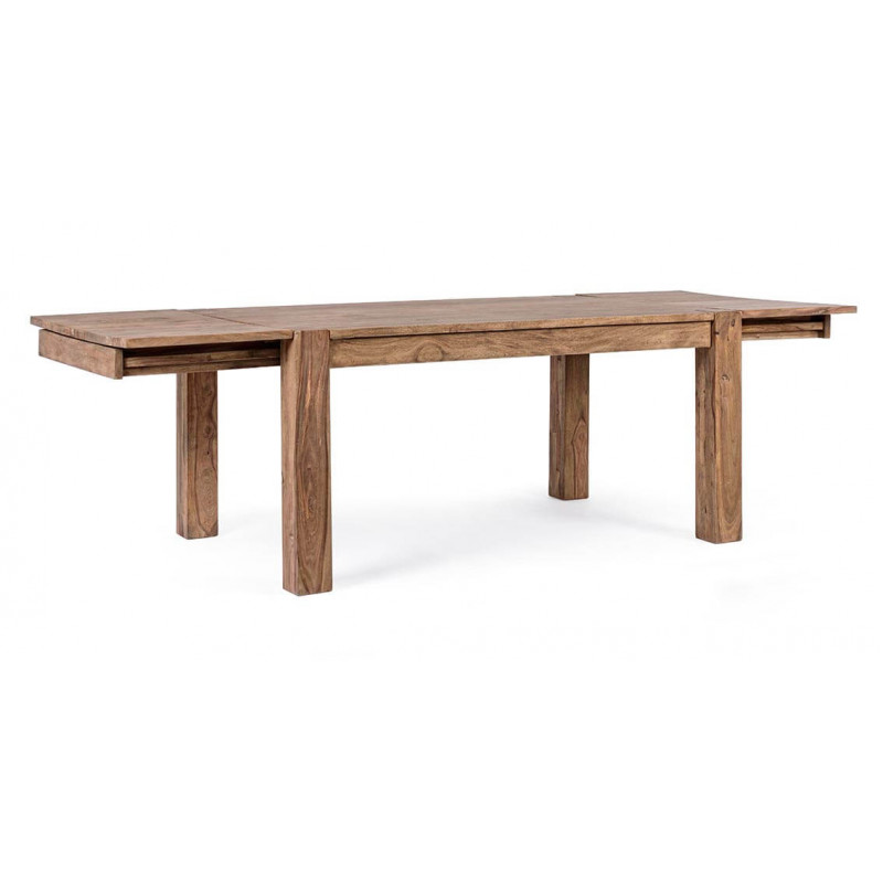 TABLE EN BOIS RUSTIQUE EXTENSIBLE SALFORD