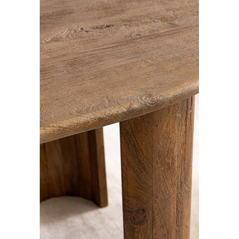 TABLE OVALE EN BOIS DE MANGUIER ORLANDO