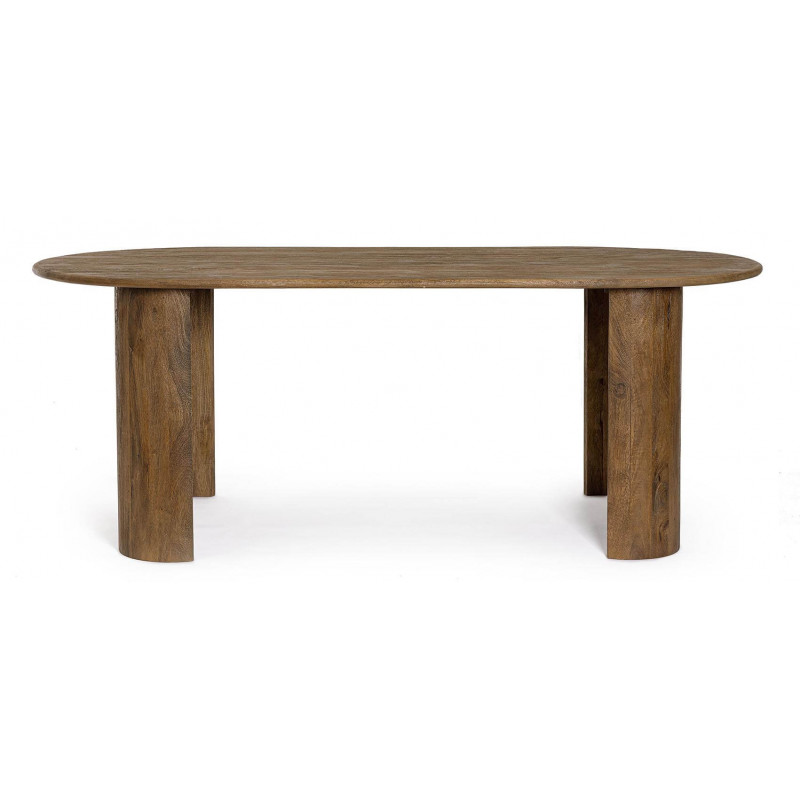TABLE OVALE EN BOIS DE MANGUIER ORLANDO