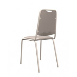 CHAISE DE CUISINE VINTAGE EN MÉTAL ET SIMILICUIR SUNNY CHAISE DE CUISINE VINTAGE EN MÉTAL ET SIMILICUIR SUNNY