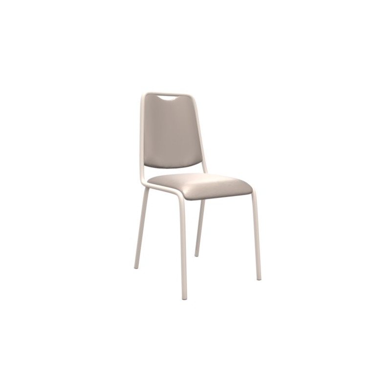 CHAISE DE CUISINE VINTAGE EN MÉTAL ET SIMILICUIR SUNNY CHAISE DE CUISINE VINTAGE EN MÉTAL ET SIMILICUIR SUNNY