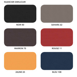 CHAISE DE STYLE NADEM EN BOIS ET TISSU