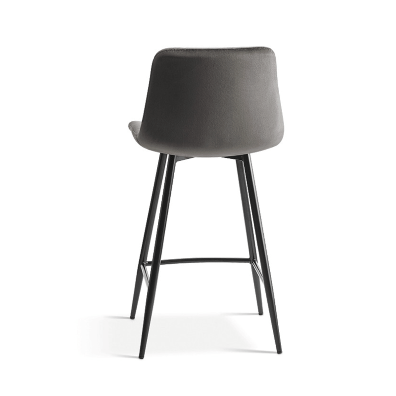 Tabouret Snack en Velours Coloré JUTA - Le Chaisier