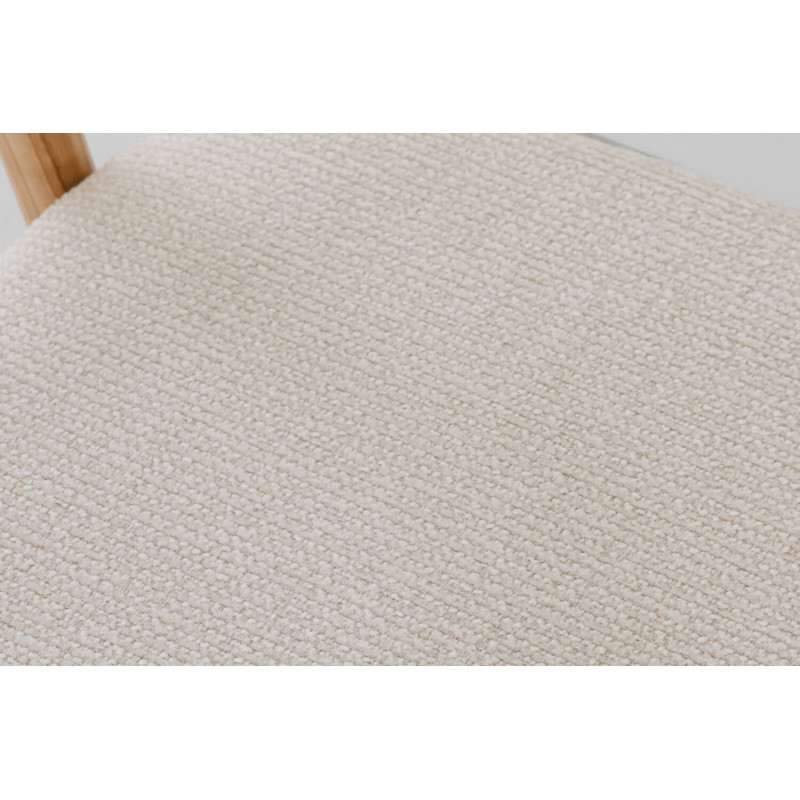 CHAISE SCANDINAVE CLAIRE EN BOIS ET TISSU