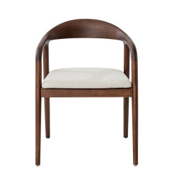 CHAISE SCANDINAVE CLAIRE EN BOIS ET TISSU