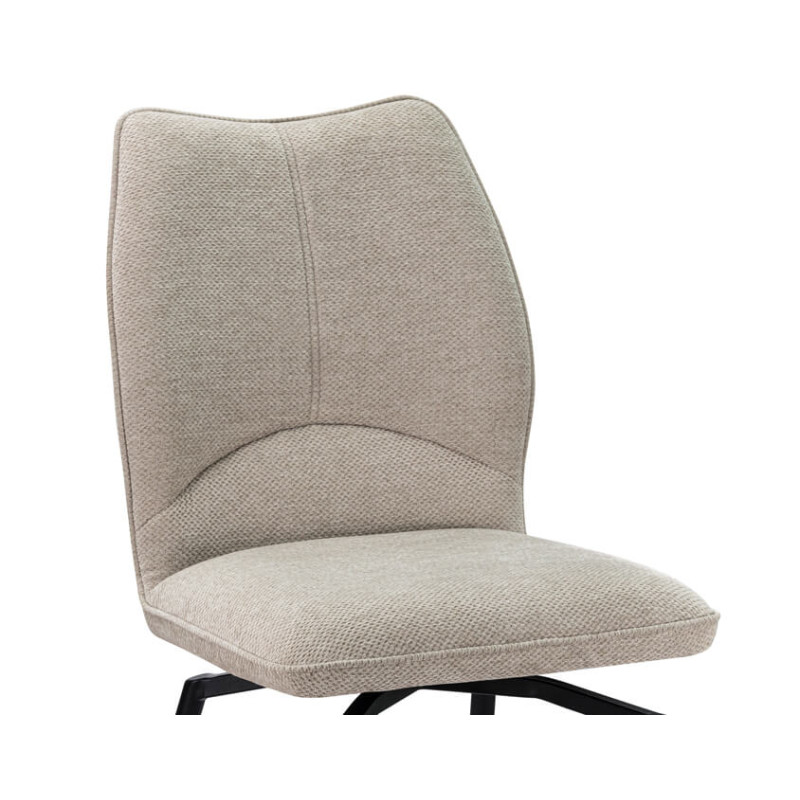 Chaise en Tissu Pivotante LARA - Le Chaisier