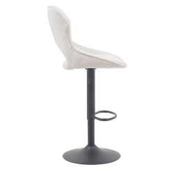 TABOURET RÉGLABLE PIVOTANT MORI EN TISSU BEIGE