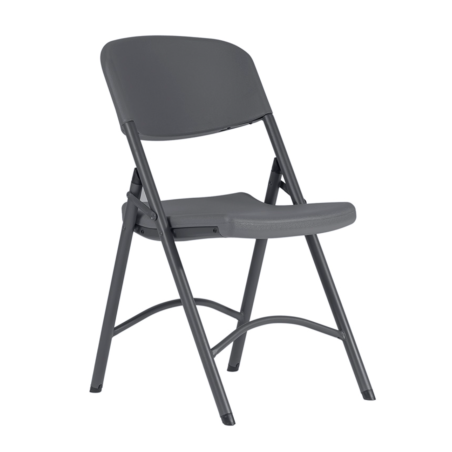 CHAISE PROFESSIONNELLE GRISE ÉVENEMENTIELLE PLIANTE NORMAN