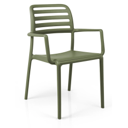 FAUTEUIL D'EXTÉRIEUR EMPILABLE EN POLYPROPYLÈNE COSTA - Le Chaisier