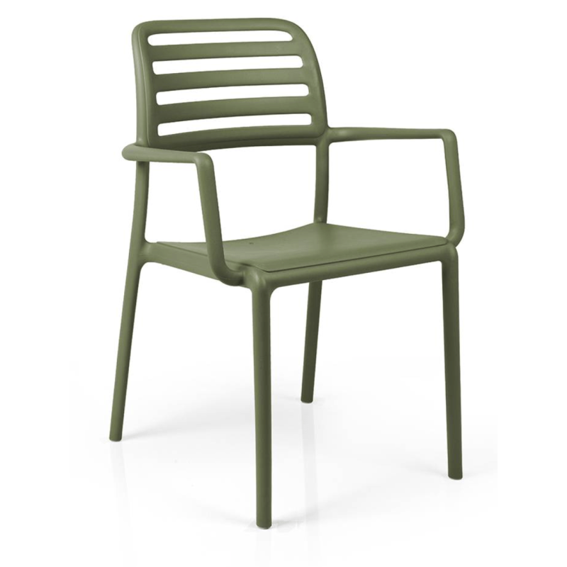 FAUTEUIL D'EXTÉRIEUR EMPILABLE EN POLYPROPYLÈNE COSTA - Le Chaisier