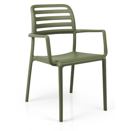 FAUTEUIL D'EXTÉRIEUR EMPILABLE EN POLYPROPYLÈNE COSTA - Le Chaisier