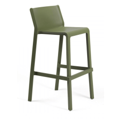 TABOURET BAR DE JARDIN EMPILABLE EN POLYPROPYLÈNE TRILL