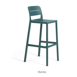 TABOURET DE BAR EN POLYPROPYLÈNE CASSIA