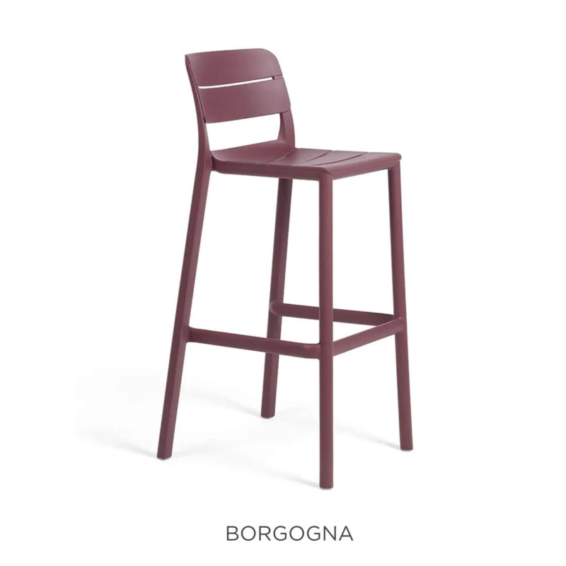 TABOURET DE BAR EN POLYPROPYLÈNE CASSIA