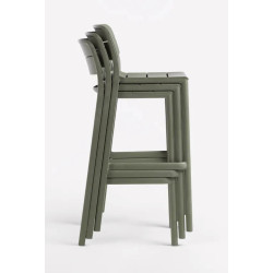 TABOURET DE BAR EN POLYPROPYLÈNE CASSIA