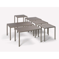 TABLE DE BAR DE TERRASSE PIAVE CARRÉE