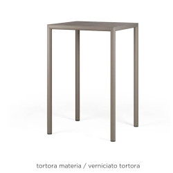 TABLE DE BAR DE TERRASSE PIAVE CARRÉE