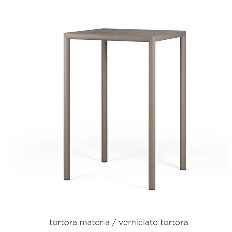 TABLE DE BAR DE TERRASSE PIAVE CARRÉE