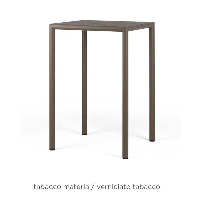 TABLE DE BAR DE TERRASSE PIAVE CARRÉE