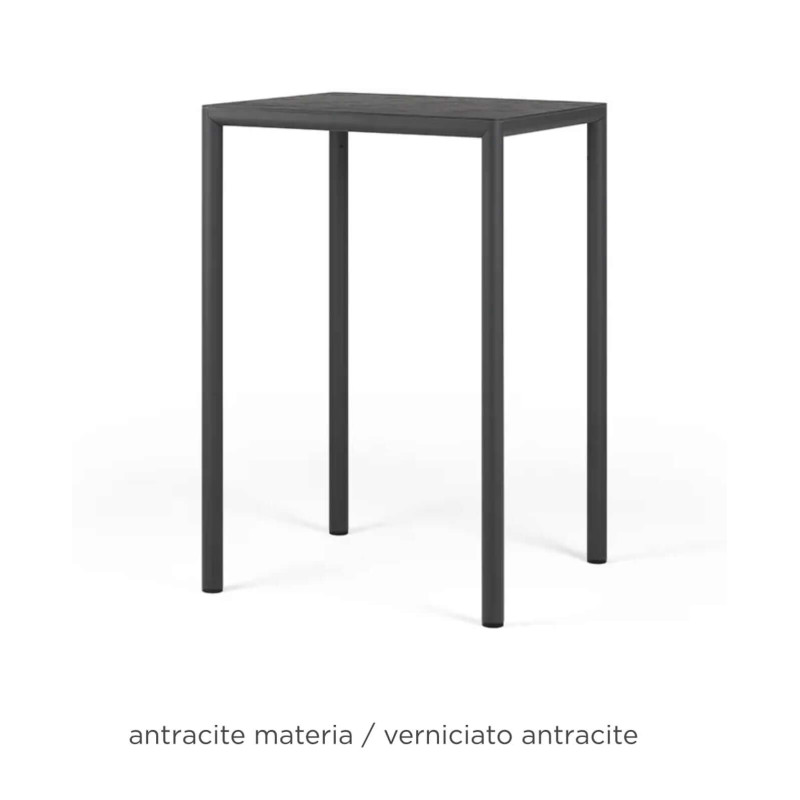 TABLE DE BAR DE TERRASSE PIAVE CARRÉE