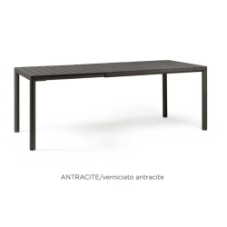 ENSEMBLE RAMATUELLE - TABLE EXTENSIBLE ET FAUTEUILS D'EXTÉRIEUR