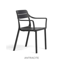 ENSEMBLE RAMATUELLE - TABLE EXTENSIBLE ET FAUTEUILS D'EXTÉRIEUR