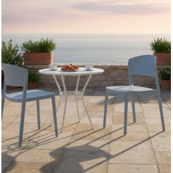 Chaise Moderne Empilable Polypropylène ABUELA - Le Chaisier