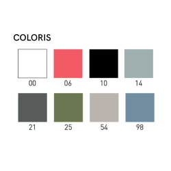 FAUTEUIL MODERNE EMPILABLE POLYPROPYLÈNE ABUELA B