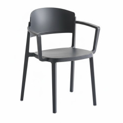 FAUTEUIL MODERNE EMPILABLE POLYPROPYLÈNE ABUELA B