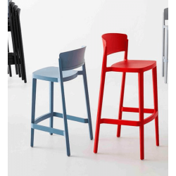 TABOURET D'ILOT OU BAR ABUELA EN POLYPROPYLÈNE