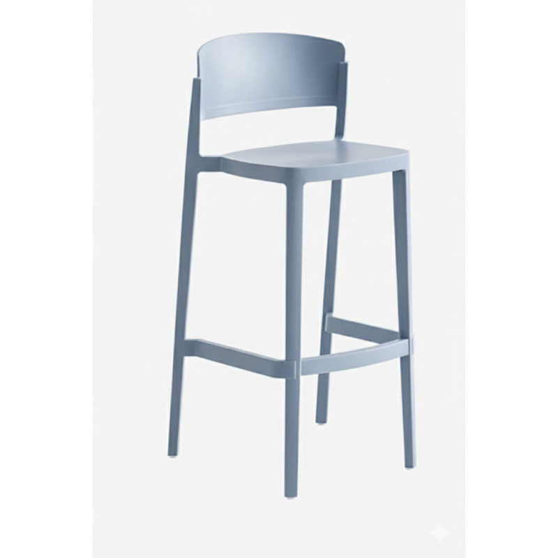 TABOURET D'ILOT OU BAR ABUELA EN POLYPROPYLÈNE