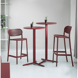 TABOURET D'ILOT OU BAR NUTA EN POLYPROPYLÈNE