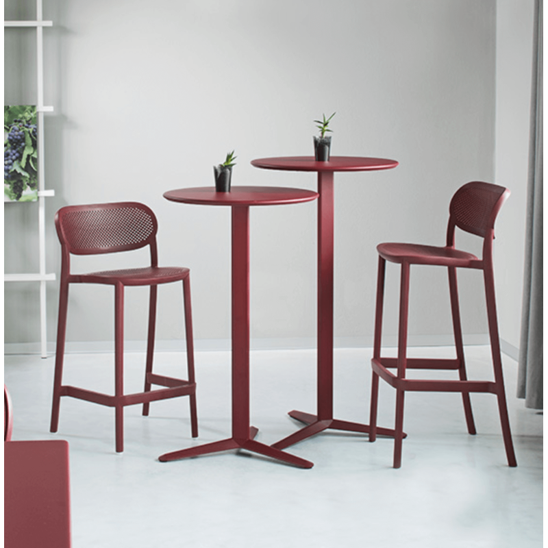 TABOURET D'ILOT OU BAR NUTA EN POLYPROPYLÈNE